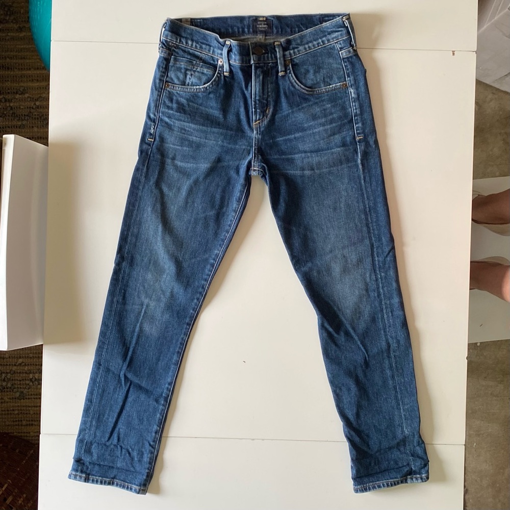 Citizens of Humanity Elsa Mid rise Slim Fit Crop Jeans